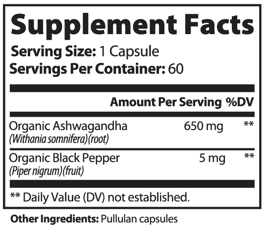 Ashwagandha Supplement – Adaptogenic capsules for stress and wellness | Shiylohe-Femme
