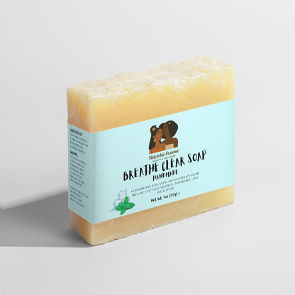 Breathe Clear Soap – Herbal eucalyptus bar to refresh skin and senses | Shiylohe-Femme
