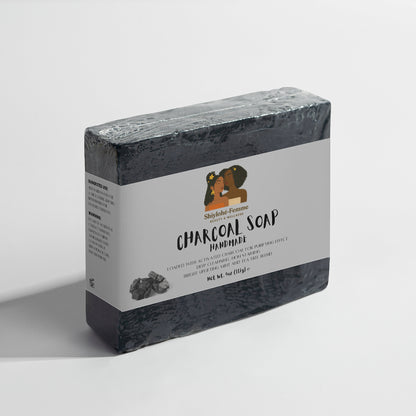 Charcoal Detox Bar Soap – Activated charcoal bar clears pores and oil | Shiylohe-Femme