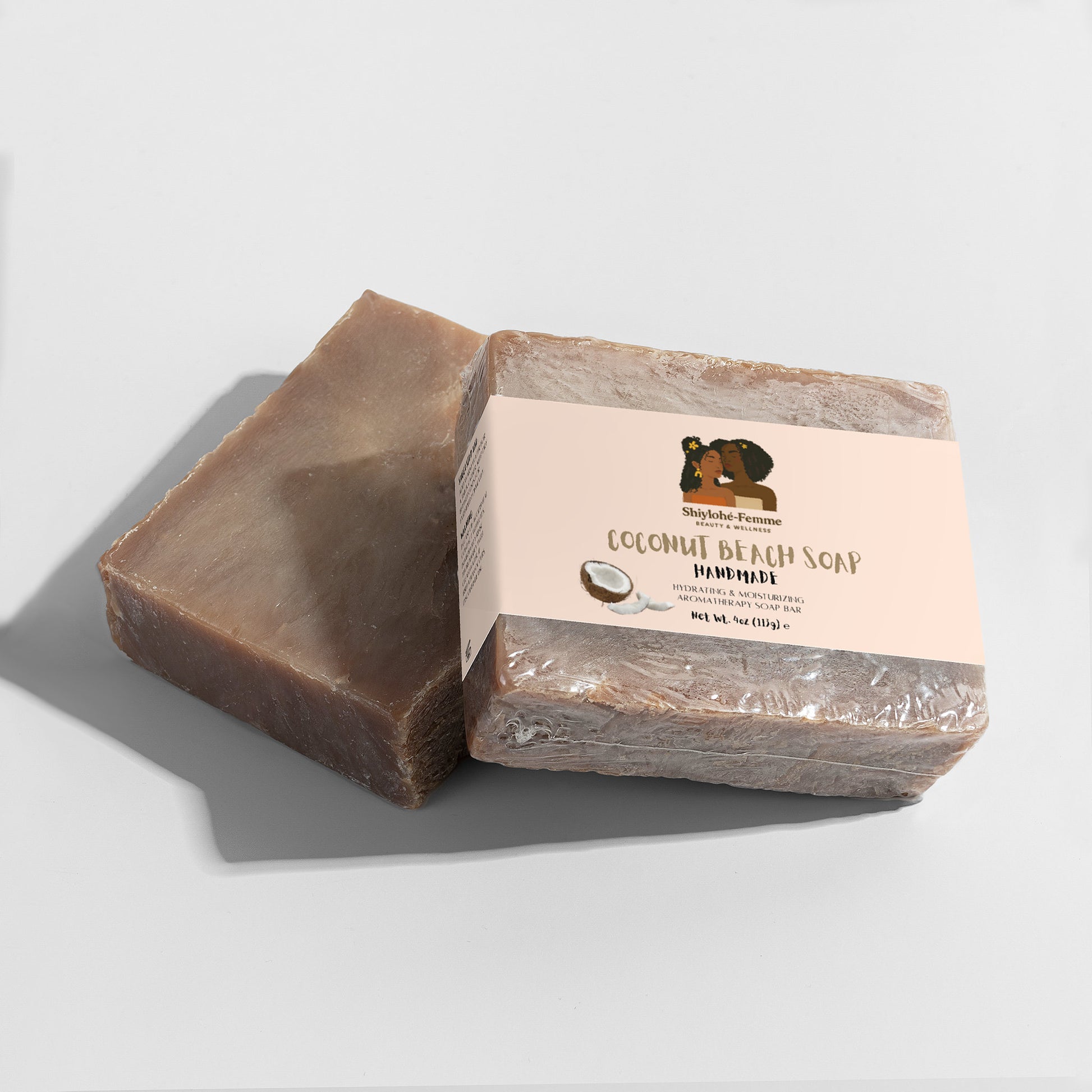 Coconut Beach Soap – Hydrating tropical bar with coconut oil | Shiylohe-Femme