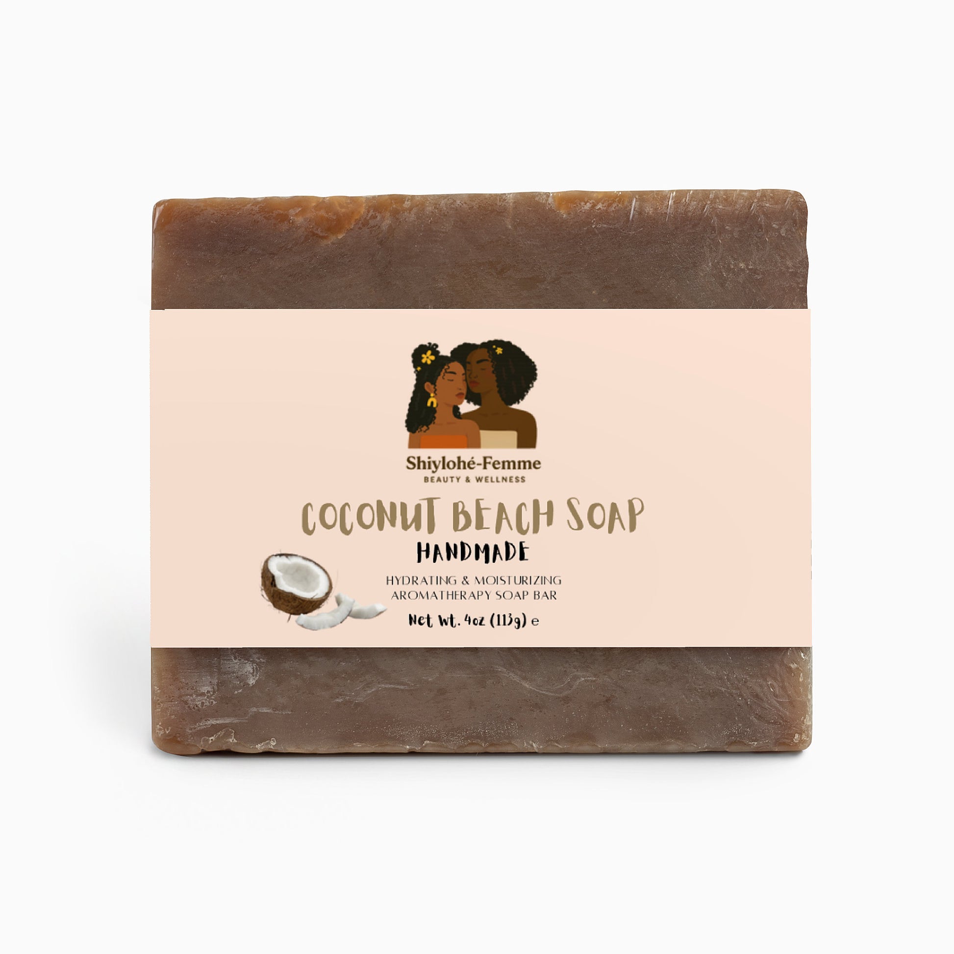 Coconut Beach Soap – Hydrating tropical bar with coconut oil | Shiylohe-Femme