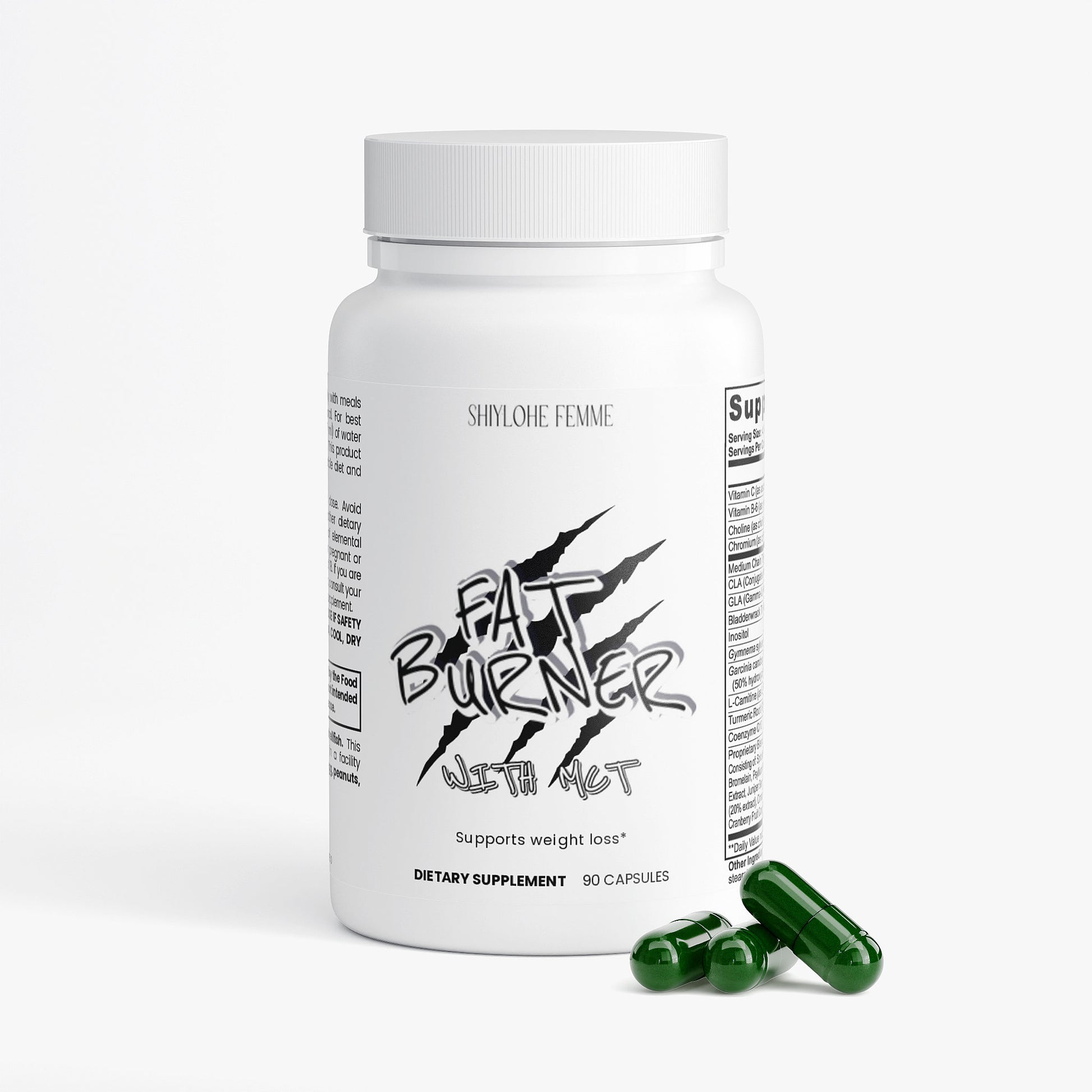 Fat Burner with MCT – Natural metabolism support with coconut oil | Shiylohe-Femme