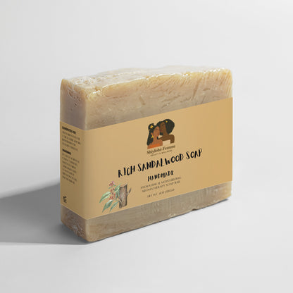 Rich Sandalwood Soap – Deep cleansing bar with warm sandalwood aroma | Shiylohe-Femme