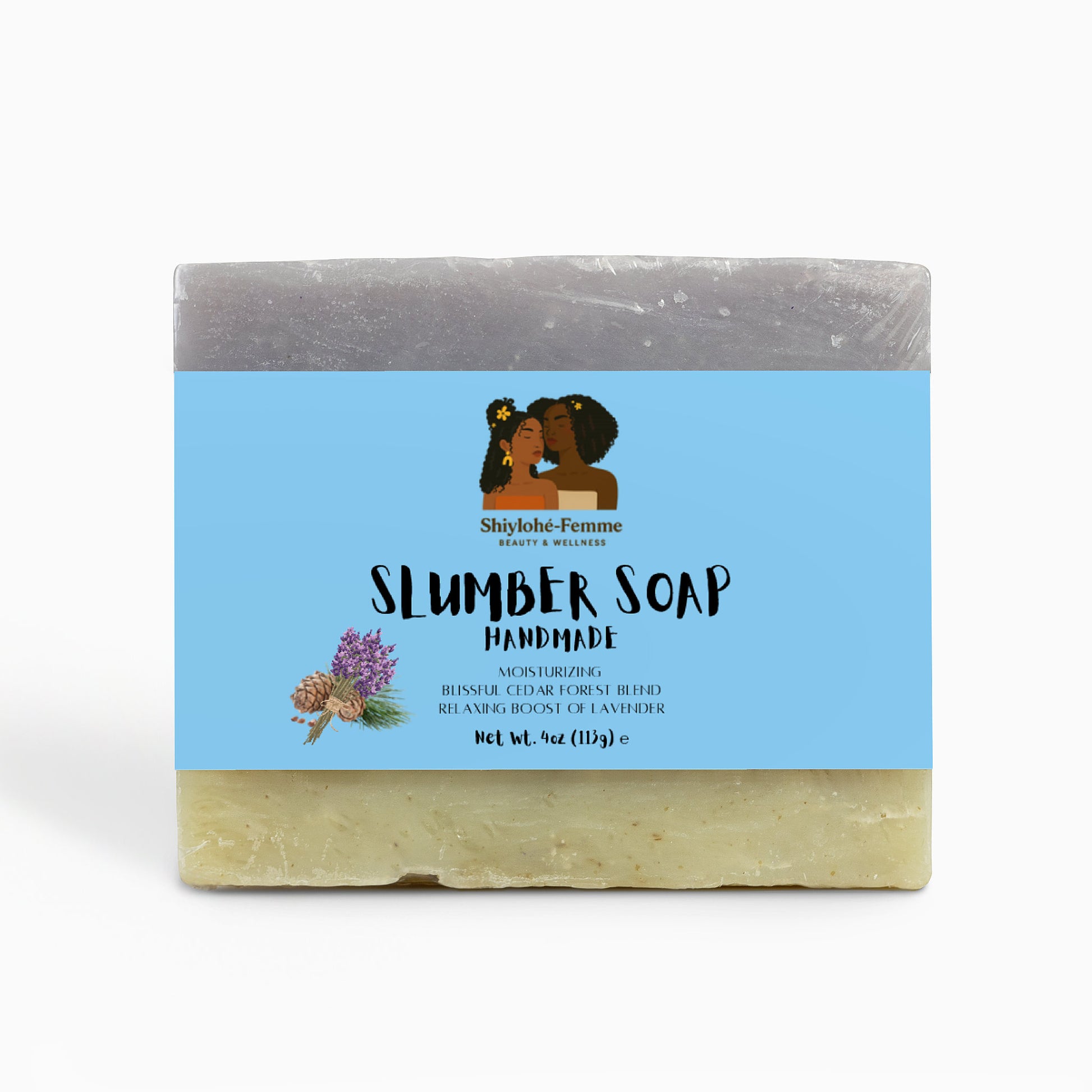 Slumber Soap – Lavender-infused bar for calming nightly skincare | Shiylohe-Femme